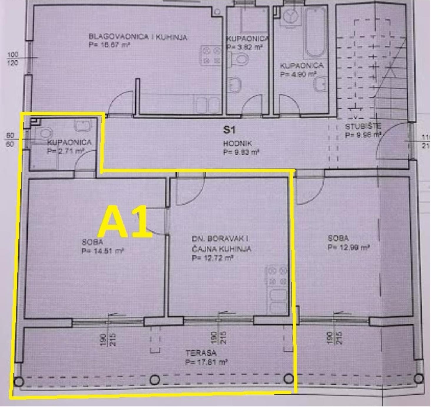 Appartement Bosi I Goli à Starigrad Paklenica Chambre photo
